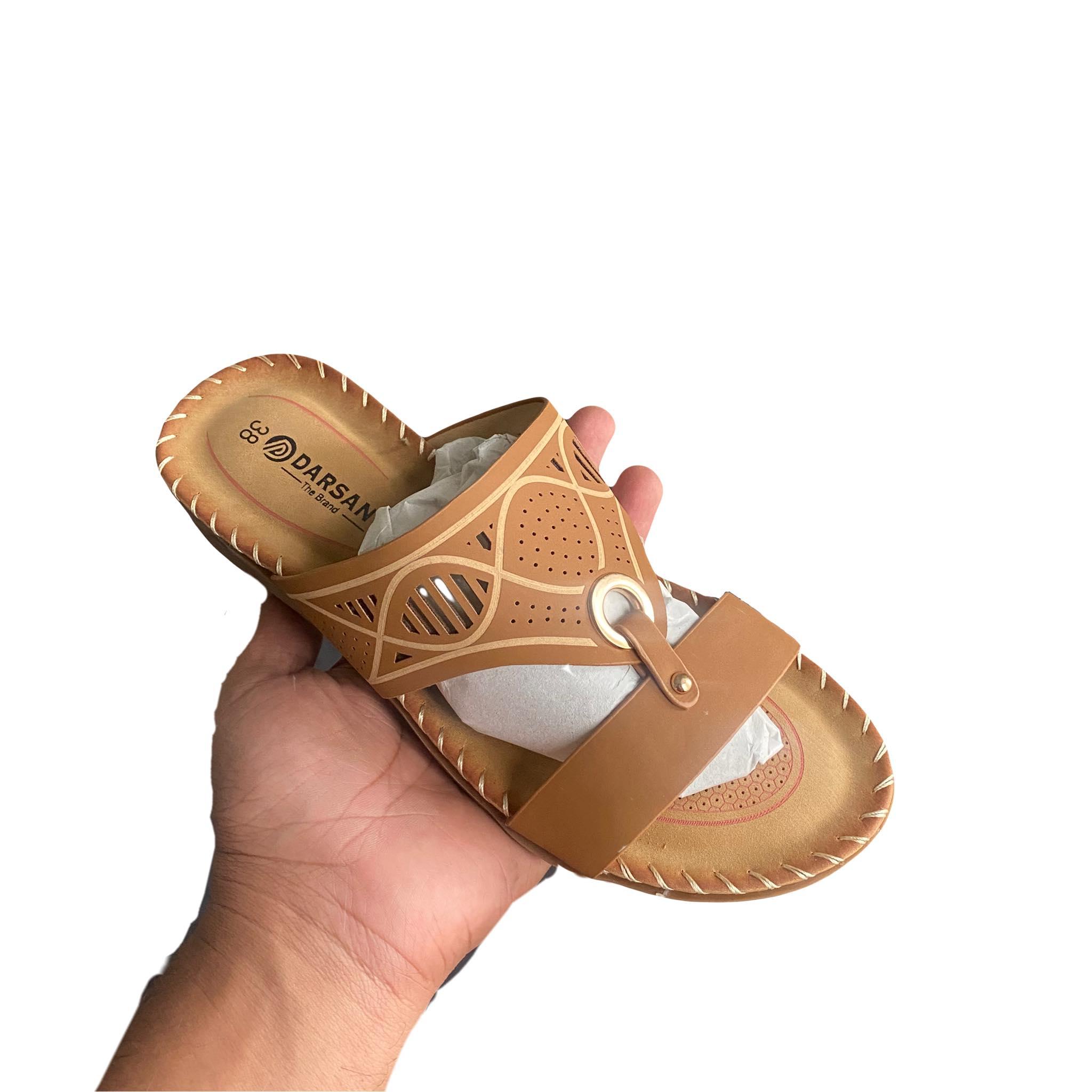 DARSAN Ladies Sandal |Brown Color| DW-825-01